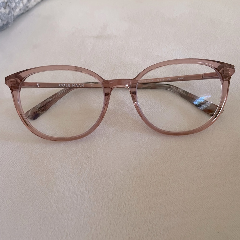 Classy Cole Haan Rose crystal glasses frames